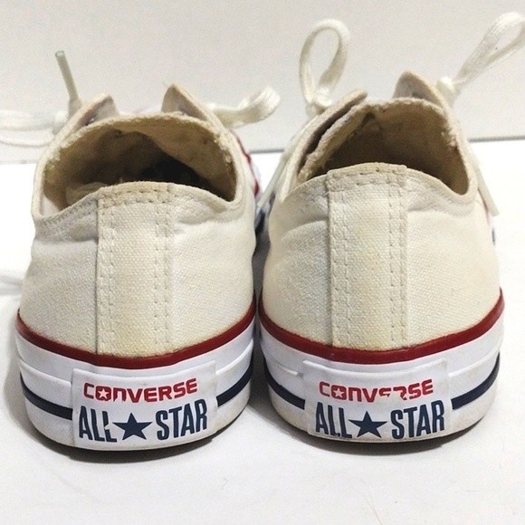 Converse Chuck Taylor All Star White Low Top Sneaker 8 Classic Minimalist Street - Picture 6 of 8